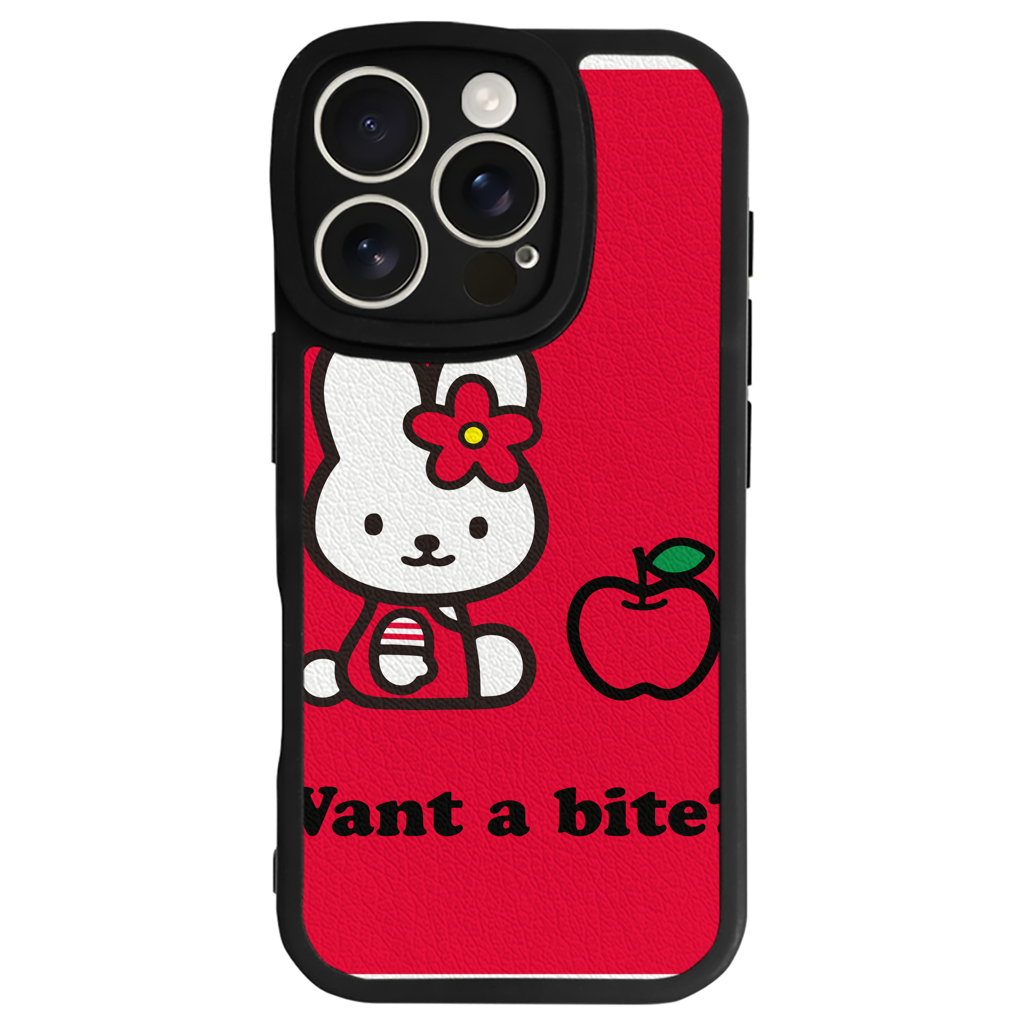 （画像用） Hello Kitty ハローキティ 【iPhone 16シリーズ対応】シリコンスマホケース（レザー調） 材質：シリコン